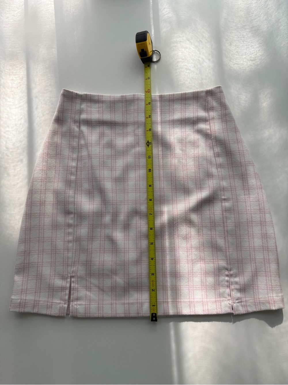 Brandy Melville Pink Plaid Mini Skirt